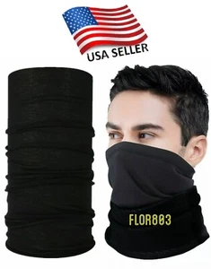 Máscara facial unisex Bandana pasamontañas Prendas para la cabeza Cuello Bufanda - Color negro - Imagen 1 de 6