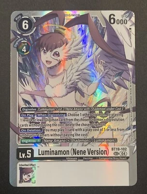 Luminamon (Nene Version) - BT19-102 SEC - Special Booster VER.2.5 - Digimon TCG - Image 1 of 3