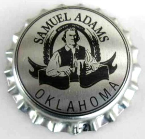CORONA DE CERVEZA SAMUEL ADAMS OKLAHOMA, gorra de botella sin usar, Boston, MASSACHUSETTS, hombre - Imagen 1 de 3