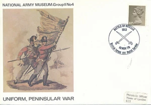 BRITISH FORCES NATIONAL ARMY MUSEUM MILITARY EVENT COVER-'70 UNIFORM PENINSULAR  - Picture 1 of 1
