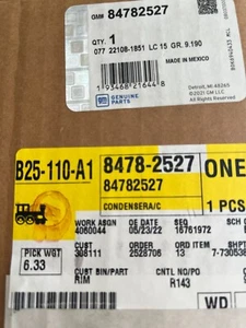 NEW Genuine GM Air Conditioning Condenser GM Part #84782527 - Bild 1 von 2