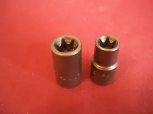 2 Torx Magnetic 3/8" dr. Sockets #s E-14 & E-12, NOS - Picture 1 of 2