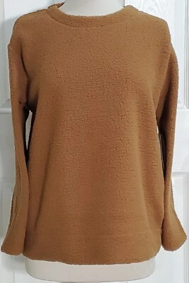 Suéter Lee M L y XL Acogedor Pullover Cuadrado Marrón Tejido Esencial Para Mujer NUEVO Foto 1 de 4