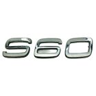 01 02 03 04 05 06 Volvo S60 Emblem Letters Logo Badge Trunk Rear Chrome OEM A25 Volvo S60