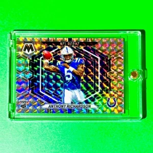 Tarjeta de novato Anthony Richardson RARA REFRACTOR PLATEADO PANINI MOSAICO PRIZM - ¡COMO NUEVA! - Imagen 1 de 8