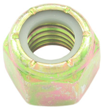 Sechskantmutter selbstsichernd 7/16-14 UNC Grade 8 (Grd. C)  gelb verzinkt