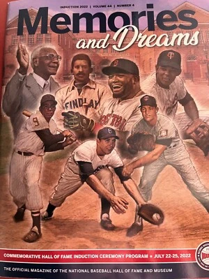 MEMORIES AND DREAMS VOLUME 44 NUMBER 4 2022 BASEBALL HALL OF FAME KAAT OLIVA - Image 1 of 4