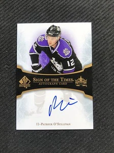 2007-08 SP AUTHENTIC PATRICK O’SULLIVAN SIGN OF THE TIMES AUTOGRAPH AUTO #ST-PO - Picture 1 of 2