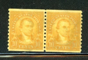 US Scott # 603 - MNH-NG - Coil Pair - CV=$7.00 - Minor back gum stains - Picture 1 of 1