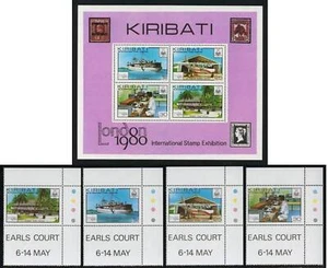 BA1/TRA1 Kiribati 28/31 + Hb 2 1980 MNH - Picture 1 of 1