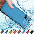 Solid Color Cloth Leather Slim Phone Case For Samsung Galaxy S24 S23 S22 S21