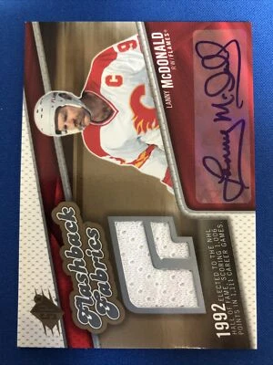 2005/06 SPx Flashback Fabrics Lanny McDonald #127 Calgary Flames - Image 1 of 2