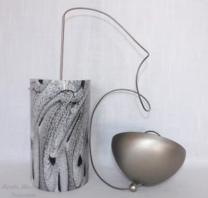 BESA LIGHTING 1XC-4404MG-SN STILO 7 LV 12V PENDANT~MARBLE GRIGIO~SAT NICKEL~DISC - Picture 1 of 14