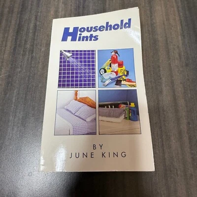 Vintage 1996 Household Hints by June King Home Improvement Tips Cleaning Hacks - Image 1 of 3