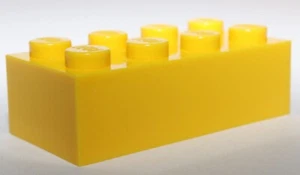 Lego 6x Yellow Brick 2 x 4 - Picture 1 of 1