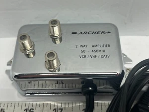 USED, ARCHER, 2-WAY AMPLIFIER, 50-450MHz, VCR/VHF/CATV, # 15-1116, RADIO SHACK - Picture 1 of 3