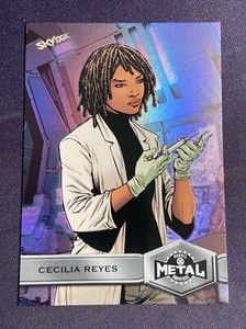 2020 Marvel X-MEN Metal Universe #115 CECILIA REYES HIGH SERIES PINK FX 14/75 SP