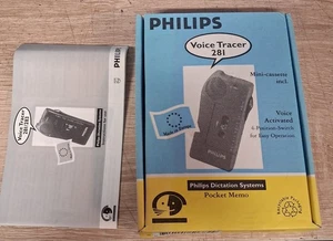 PHILIPS 281 Pocket Memo dictaphone analogique Mini K7 neuf en boîte - - Picture 1 of 5