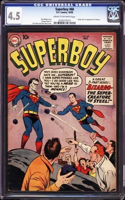Libro de historietas DC - SUPERBOY #68 - Grado 4,5 Foto 1 de 2