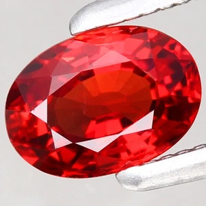 Ravishing Color! 0.61ct Oval 5.8x4.1mm Natural Red Songea Ruby, Tanzanian Gems - Picture 1 of 4