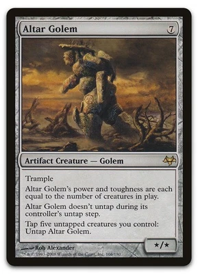Altar Golem #166 (NM) Eventide EVE Magic MTG - Image 1 of 2