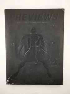 1993 February Volume III Previews Black Superman Cover With Inserts   - Bild 1 von 6