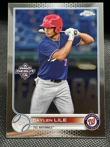 2022 Topps Pro Debut #PDC-118 Daylen Lile Cromato - Foto 1 di 2