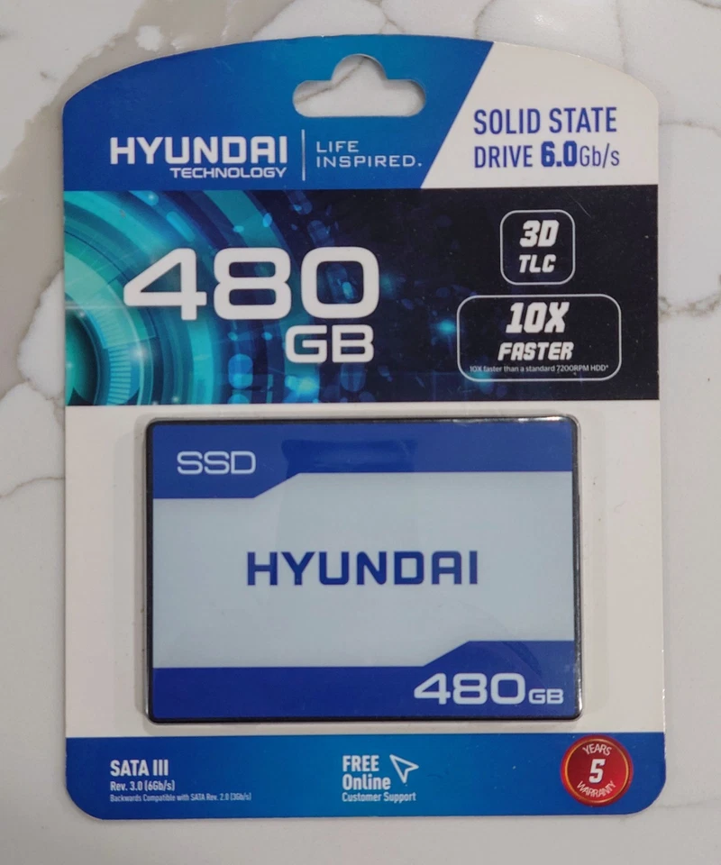 [BRAND NEW Hyundai Sapphire 480GB SSD C2S3T/480G 2.5" Internal SATAIII 6.0Gb/s] - Image 1 of 2