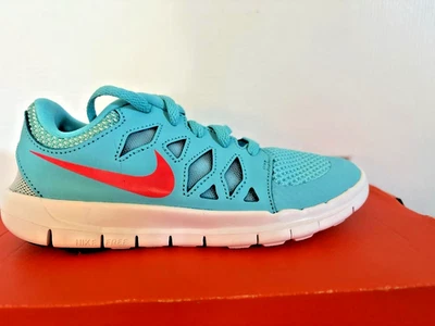 Nike Tie Niñas Tenis Gratis 5 Polarizado Azul Láser Carmesí Niñas Talla 2 Foto 1 de 4