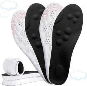 2 pares de suelas 4D cómodas tipo nube para hombre - plantilla acolchada de espuma viscoelástica suave - Imagen 1 de 12