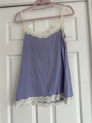 Ladies Marks And Spencer Indigo Top Shirt Size 14 - Image 1 of 4