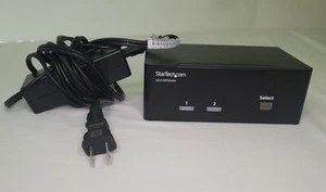 Startech SV231DPDDUA2 2 Port DisplayPort Dual-Monitor KVM Switch 4K w/Power - Afbeelding 1 van 6