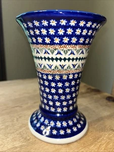 Künstler Małgorzata Bednarek von BOLESLAWIEC POLNISCHE KERAMIK 7,25" VASE - Bild 1 von 7