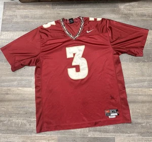 Vintage Nike Team Florida State Seminoles #3 Football Trikot Gr. XL NCAA rot - Bild 1 von 7