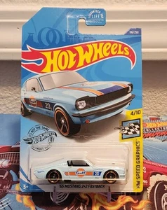Mustang 2+2 Fastback 1965 Hot Wheels HW Speed Graphics - Imagen 1 de 3