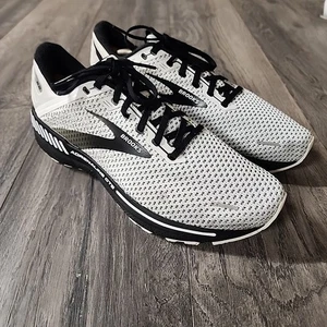 Brooks Adrenaline GTS 22 Men’s Size 11 (2E Wide) Running Shoes Black/White - Picture 1 of 8
