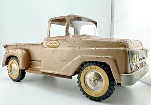 Vintage 1960 Tonka Toys Step-Side Pickup Trunk, The Brown/Bronze Toy You Need! - Bild 1 von 16