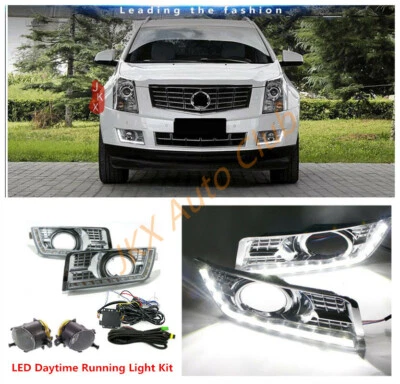 Arnés de luces LED antiniebla LED DRL para Cadillac SRX 2010-2016 Foto 1 de 4