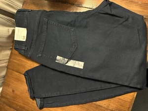 Lane Bryant Tighter Tummy Straight Leg Jeans Women 14 Blue Dark Wash Stretch NEW - Picture 1 of 2