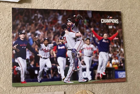 Atlanta Braves World Series Champions Poster : Champions Week Cover