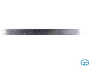 KRISTEEL SHINWA 300MM/12" ALUMINIUM RULE MARKED METAL RULER CONVERSION TABLE INC - Picture 1 of 2