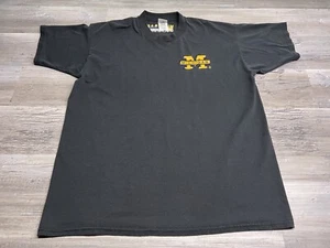 Vintage University Of Michigan Wolverines Embroidered T-Shirt Sz XL Double Sided - Picture 1 of 7