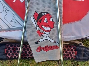 Cleveland Indians Chief Wahoo golf towel - BBQ towel - Picture 1 of 7