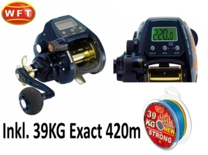 WFT SeaKing Elektrorolle 800 PR HP LH inkl. 39KG Strong 420m Exact Schnur - Bild 1 von 4