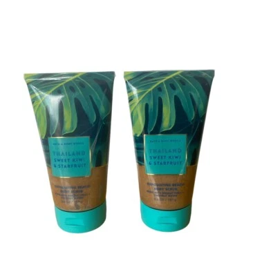 Bath & Body Works Thailand Sweet Kiwi Starfuit Exfoliating Beach Body Scrub x2 - Image 1 of 3