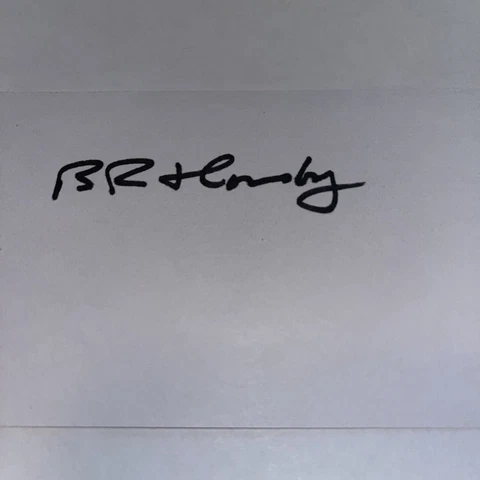 Bruce Hornsby Greatful Dead   Music signed 3x5 Index Card Cover