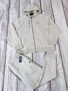 Polo Ralph Lauren Set 2pcs Hoodie & Jogger Gray Sz 2XL XXLarge (A) - Picture 1 of 17