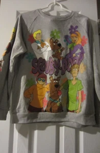 Rare Scooby-Doo Gray Character Sweatshirt- Youth Size L-11 to 13(738) - Picture 1 of 5
