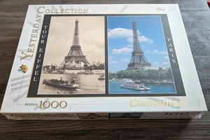 Eifell Tower Puzzle 1000 Piece Sealed Clementoni Yesterday collection tour - Picture 1 of 3