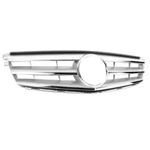 2048800023 Front Hood Grille W/ Star, Silver for Mercedes-Benz W204 C-Class - Picture 1 of 1
